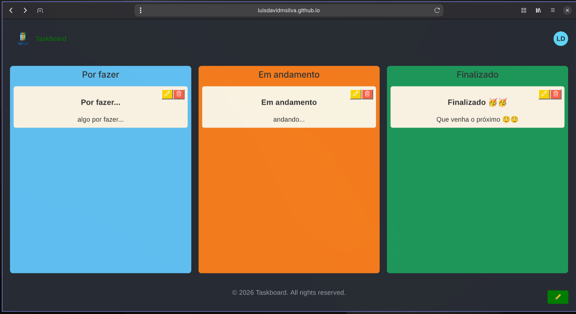 Taskboard